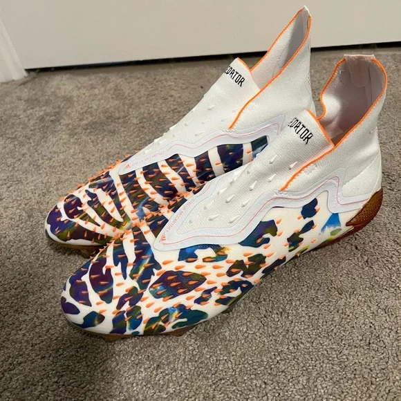 NEVER WORN ADIDAS PREDATOR FREAK+ POGBA DEMON SOCCER CLEATS - SIZE 10 - Picture 2 of 9